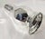 A fine George V sterling silver sugar dredger or caster dating to 1932, displaying an elegant panelled form and...