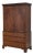 Edwardian Flame Mahogany Linen Press, Early 20th Century For Sale