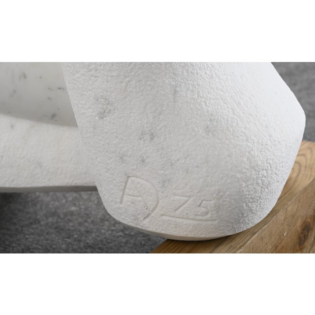 Monumental Arturo Di Modica Carrara Marble Abstract Sculpture (1941-2021) For Sale - Image 12 of 12