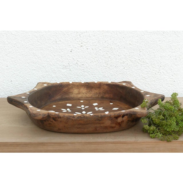 This vintage bowl is a beautiful conversation between the past and the present. The vessel itself is a vintage, hand-...