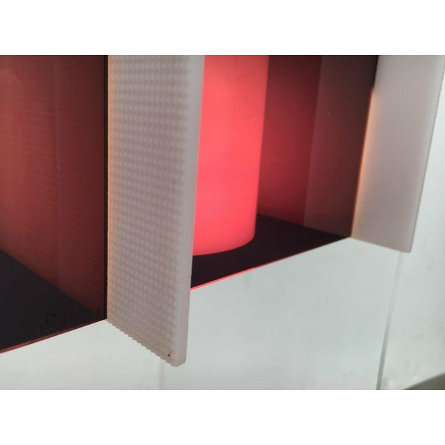 Mid-Century Space Age Acrylic Cube Pendant Lamp, 1960s For Sale - Image 16 of 18