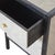 2020s Faux Leather Wrapped Bedside Table For Sale - Image 5 of 8