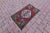 Traditional 1950s Turkish Vintage Hand Knotted Geometric Doormat Rug For Sale - Image 3 of 13