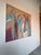 Contemporary Large Vintage Abstract Figurative Acrylic Painting on Canvas by Hamzik For Sale - Image 3 of 11