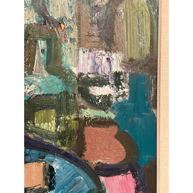 Gösta Falck, Figure and Bottle, 1960s, Oil on Canvas, Framed For Sale - Image 15 of 18