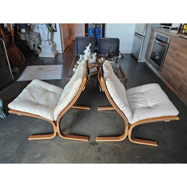 Westnofa Furniture 1970's Westnofa Igmar Relling Siesta Lounge Chairs - a Pair For Sale - Image 4 of 11
