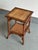English 1980s Bamboo and Cane British Colonial Style End Table For Sale - Image 3 of 9