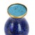Blue Chinese Blue Cloisonne Floral Enameled Vase 20thC For Sale - Image 8 of 8