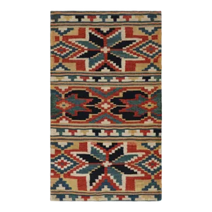 Antique Swedish Rollakan Tapestry With Geometric Patterns, From Rug & Kilim