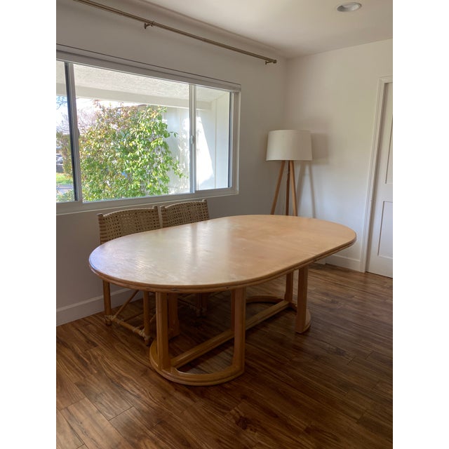 1960s McGuire San Francisco Extendable Dining Table For Sale - Image 13 of 13