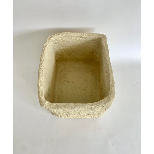 Handcrafted Paper Mache Oblong Bowl For Sale - Image 9 of 10