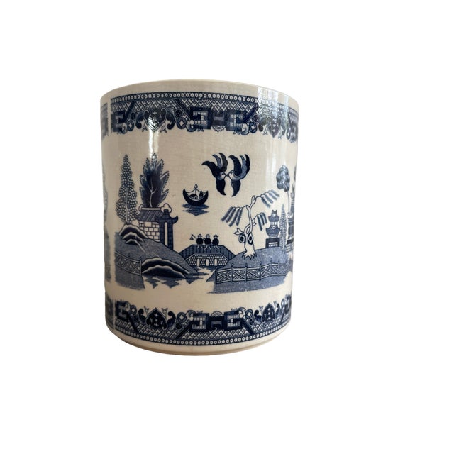 1920s 1920s Blue Willow Canisters - Set of 4 For Sale - Image 5 of 10