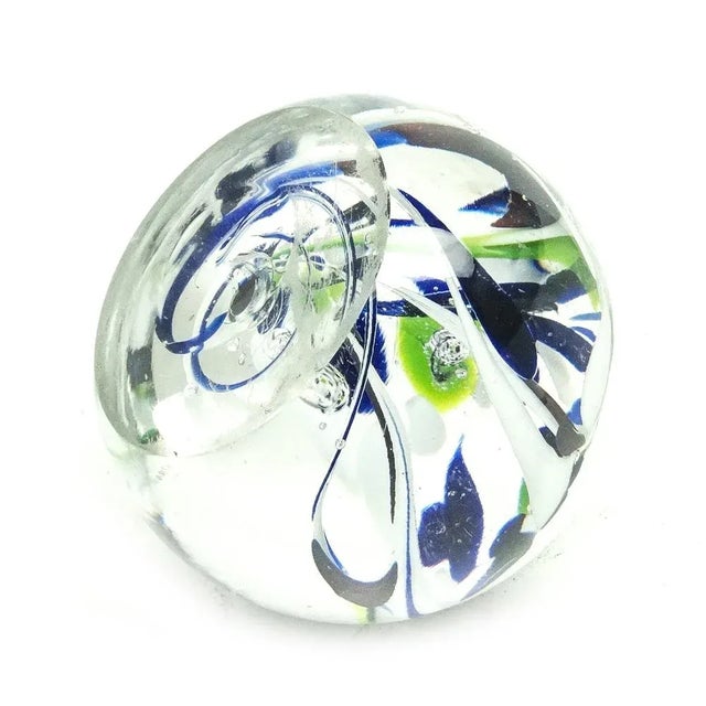 Blue Vintage Paperweights, Poland, 1950s, Set of 2 For Sale - Image 8 of 12