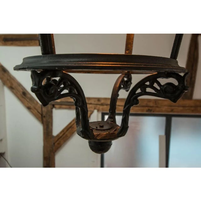 Black Street Lantern from Lenzi, 1980s For Sale - Image 8 of 15