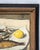 Émile Lecomte, Still Life with Fish, Shrimp & Lemon, 1935, Oil Painting on Canvas, Framed For Sale - Image 6 of 13