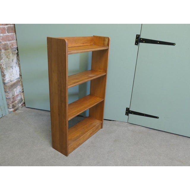 Art Deco Open 4-Shelf Bookcase, 1930s For Sale - Image 4 of 8