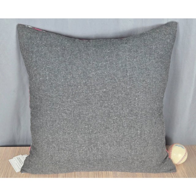 2020s Sherry Kline Pacific Coast Home White Tiger Pink Tapestry Down Pillow For Sale - Image 5 of 5