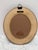 Wood Vintage Americana Oval Framed Dog Image For Sale - Image 7 of 7