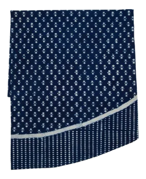 Nagina Round Tablecloth, 90-inch - Indigo