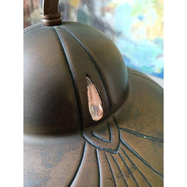 Metal Wiener Secession Table Lamp, 1890s For Sale - Image 7 of 18