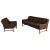 Brown Set of Rosewood Sofa and Lounge Chair by Vatne for Vatne Møbler, 1960s For Sale - Image 8 of 8