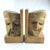 Mid 20th Century Theater Comedy Tragedy Teak Wood Bookends - a Pair For Sale - Image 9 of 9