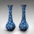 Vintage 1980s French Ceramic Flower Baluster Decorative Lily Vases - a Pair For Sale - Image 4 of 13
