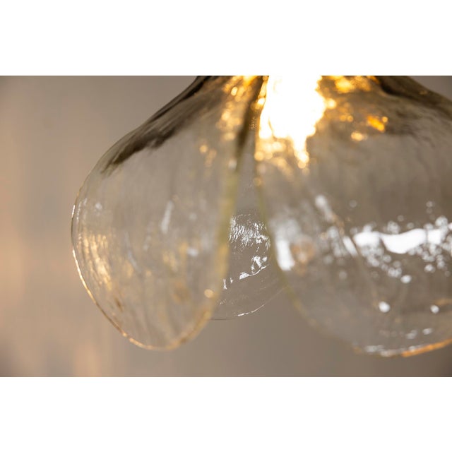 LsS184 Flower-Shaped Pendant Lamp by Carlo Nason for AV Mazzega, 1970s For Sale - Image 15 of 16