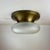 Brass and Murano Glass Ceiling Lamp, Italy, 1960s For Sale - Image 6 of 15