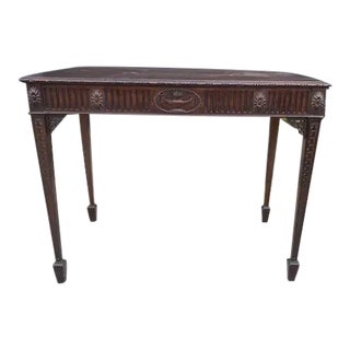 19th C. English / Irish Mahogony Tea Table For Sale