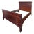 Late 19th Century Aesthetic Movement Mahogany Double Bed For Sale