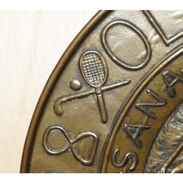 Amsterdam Olympic Memorabilia Collectable Mens Javalin Hanging Plaque, 1928 For Sale - Image 11 of 18