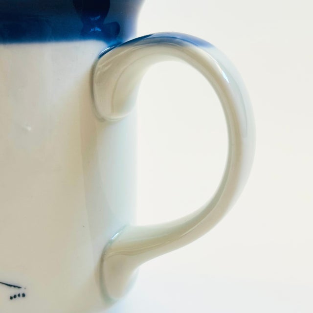 Gray Vintage Hot Air Balloon Mug For Sale - Image 8 of 10