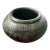 Vintage Blackware Detailed Asian Style Pottery Bowl For Sale