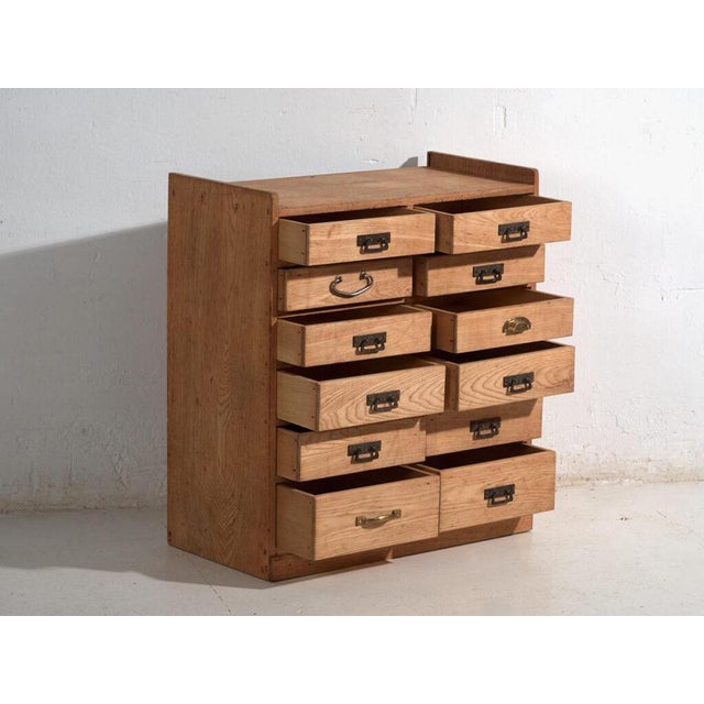 Antique Japanese Multi-Drawer Cabinet For Sale - Image 4 of 13