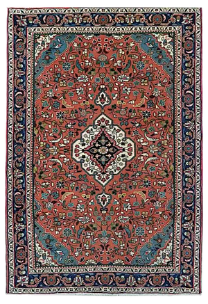 Antique Darjazin Rug, 1920s
