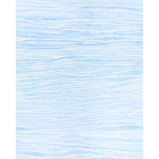 Schumacher Terra Wallpaper Panel Set in Pacific - 2 Panels For Sale