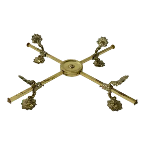 Antique 19th C English Regency Style Brass Stand or Trivet