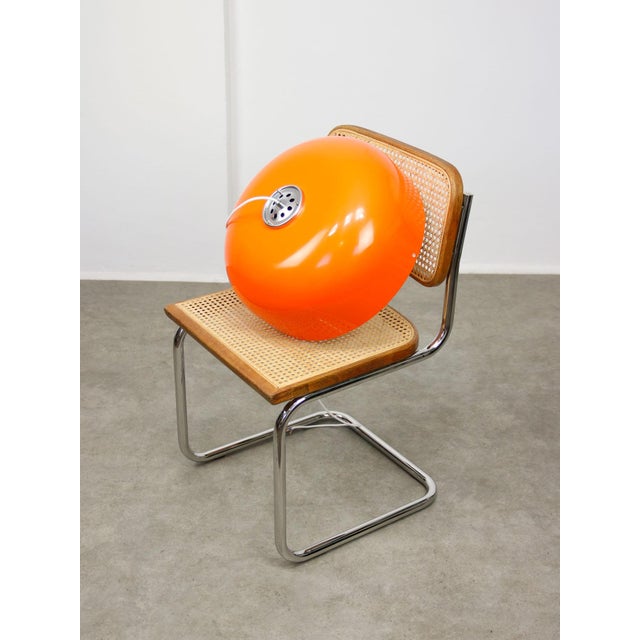 Big Space Age Pendant in Orange from Guzzini, 1970s For Sale - Image 13 of 18