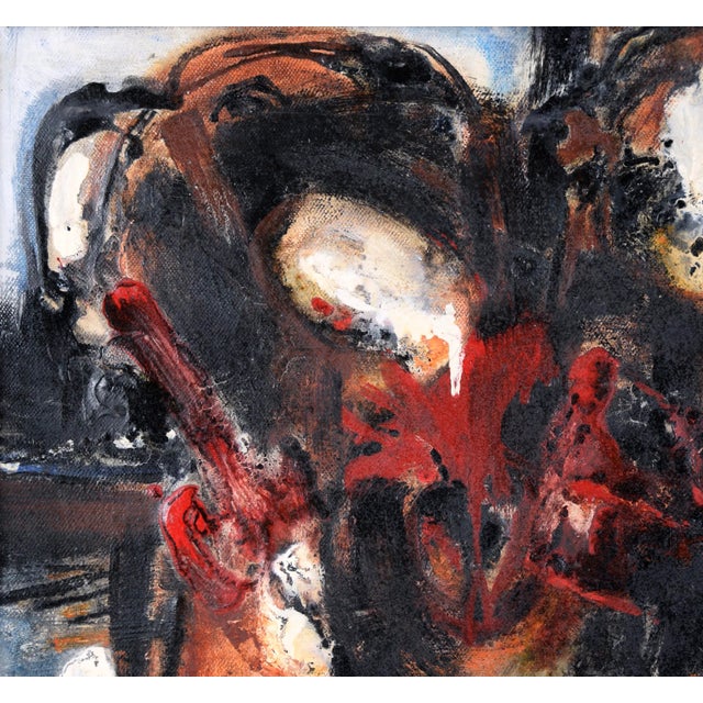 Postmodern Dynamic Mid-Century Abstract Expressionist Piece by Andres Montani For Sale - Image 3 of 6