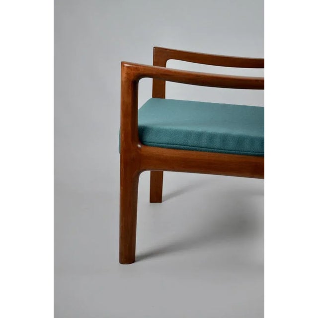 Wood Senator Armchair by Ole Wanscher for France & Son For Sale - Image 7 of 11