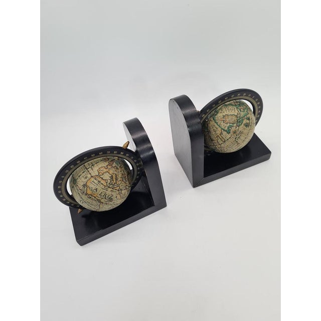 Bookends with Armillary Globes, 1970s, Set of 2 For Sale - Image 6 of 12