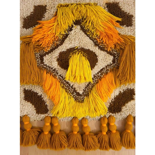 Wool Wall Tapestry by Reichel Skansen, 1970s, in Very Good conditions. Designed 1970 to 1979 This piece is attributed to...