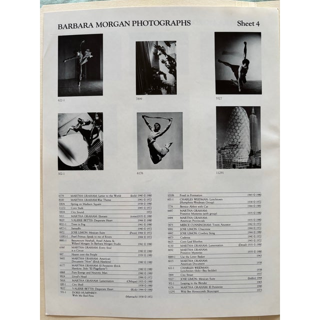 Barbara Morgan Original Silver Gelatin Photograph “Valerie Bettis - Desperate Heart 1944” Photomontage For Sale - Image 9 of 9