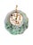 Green Chinoiserie Vintage 14 Kt Gold Jadeite Jade Pendant W/Pagoda Marked For Sale - Image 8 of 8