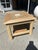 Vintage Wood Side Table With Inset Stone Top and Lower Shelf For Sale - Image 13 of 17