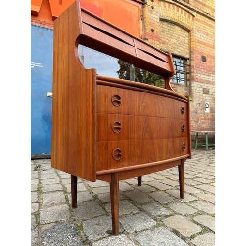 Secretary in Teak by Gunnar Falsig for Holstebro Møbelfabrik For Sale - Image 4 of 11