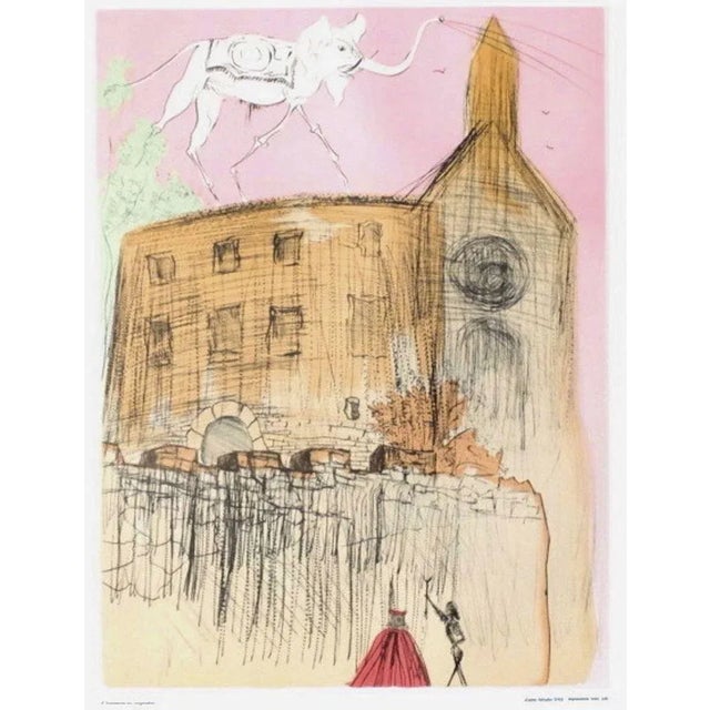 After Salvador DALI TEATRO MUSEO FIGUERAS INAUGURACION 1 1974 original poster on matt poster paper unsigned and not...