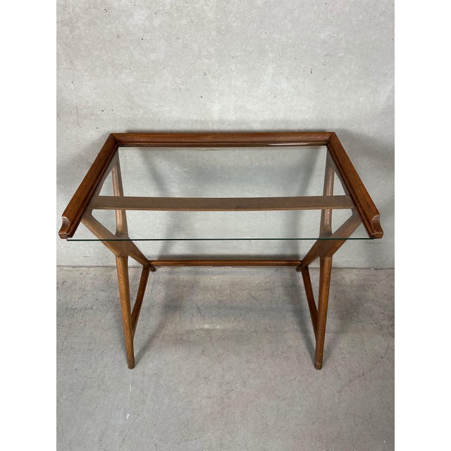 Wood Vintage Italian Side Table, 1950s For Sale - Image 7 of 15