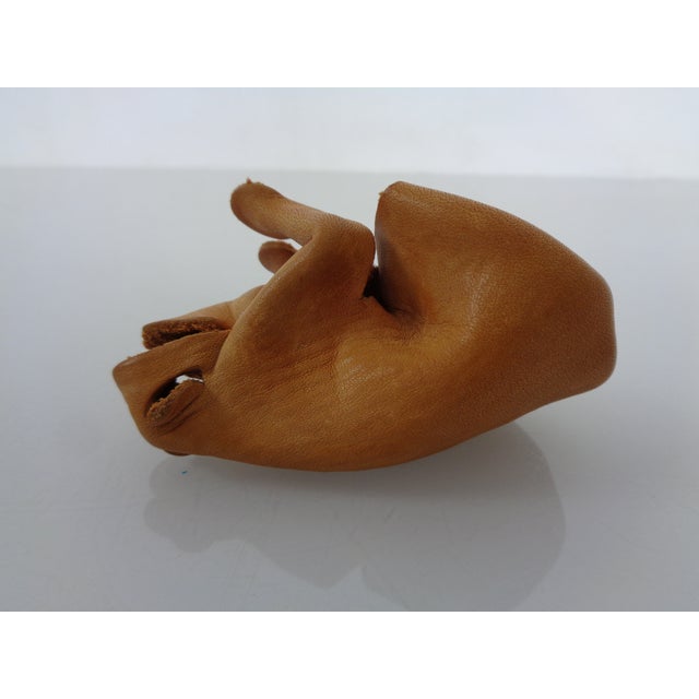 Handmade Leather Frog from Deru Wiesbaden, Germany, 1960s For Sale - Image 14 of 17